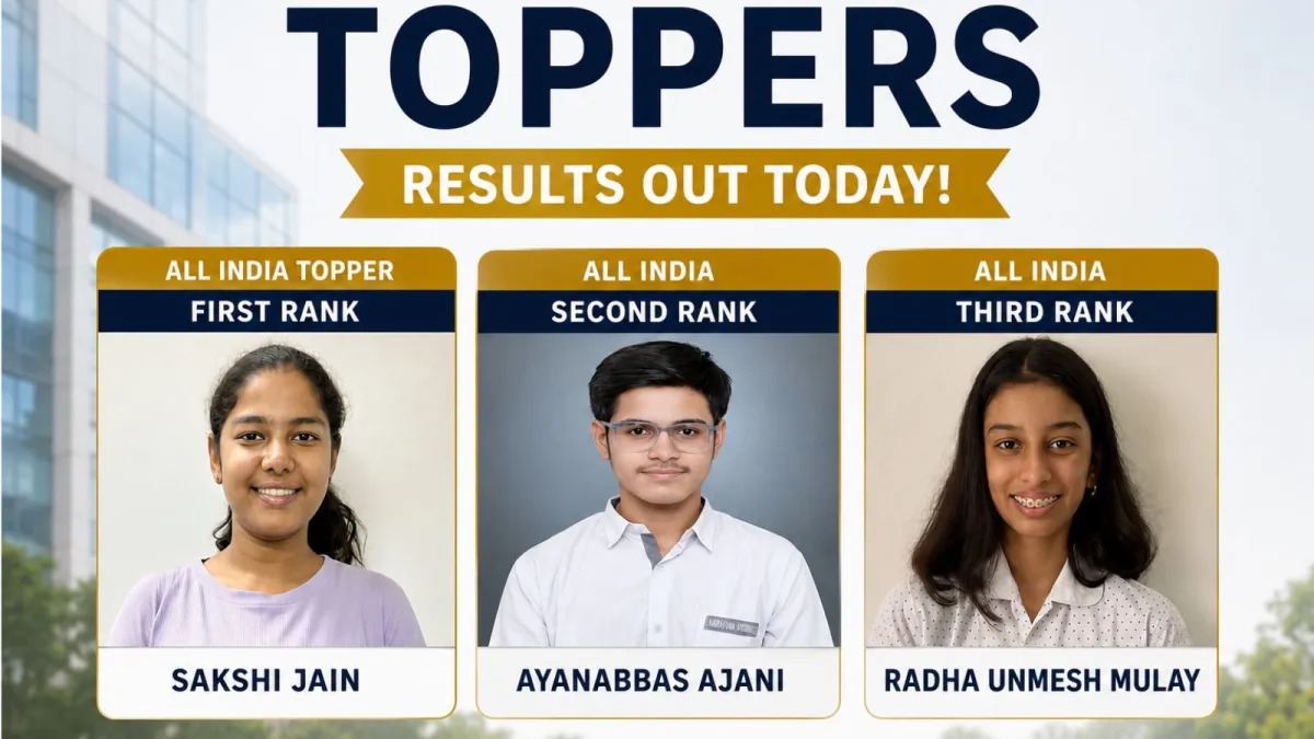 Sakshi Jain Tops ICAI CA Foundation Exam May 2026