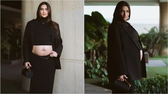 Sonam Kapoor’s Luxe Maternity Moment: Hermes Bag Steals The Show