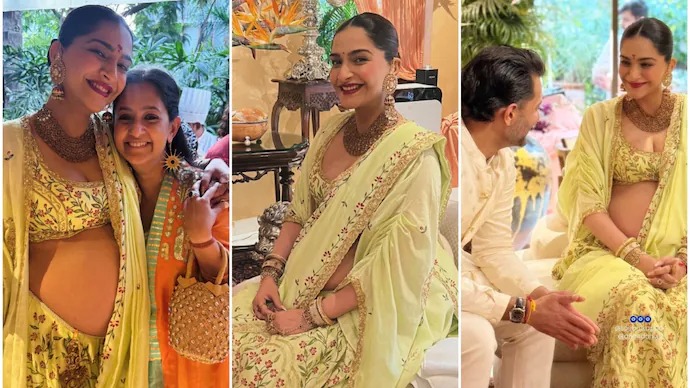 Sonam Kapoor’s Baby Shower Blends Culture And Couture