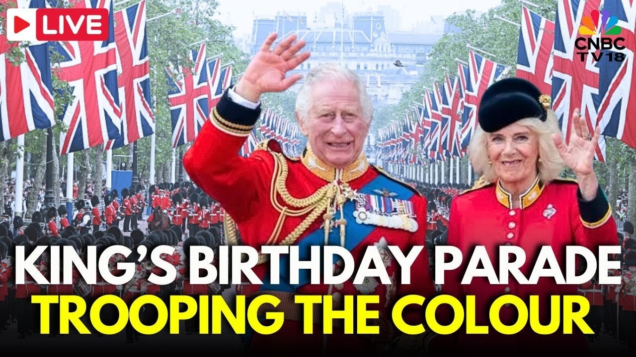 Royal Splendour and Solemn Tribute: King Charles Marks Official Birthday With Trooping the Colour