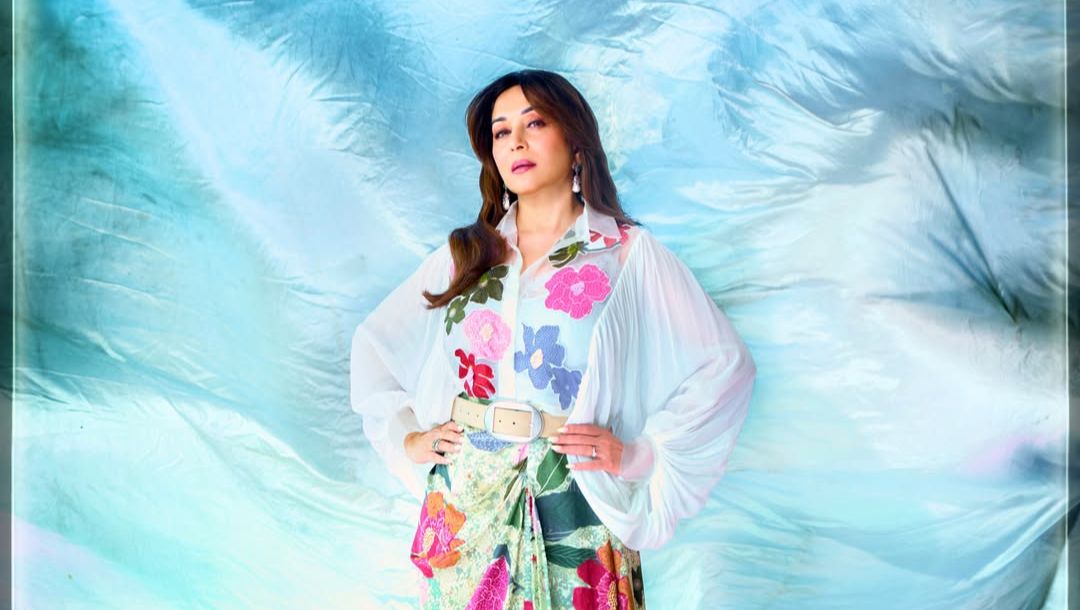 Madhuri Dixit Radiates Grace In Contemporary Floral Ensemble Ahead Of Netflix Series Release