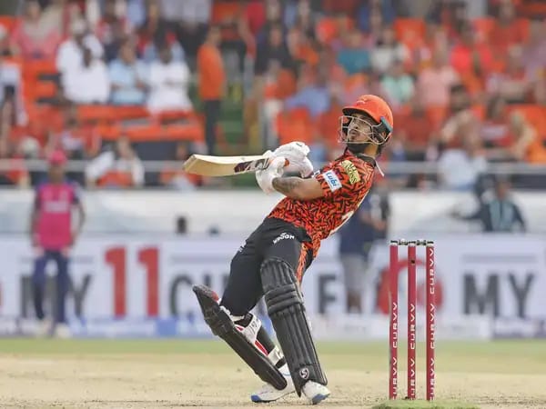 Ishan Kishan Smashes Blistering Century as SRH Posts Mammoth Total Against RR