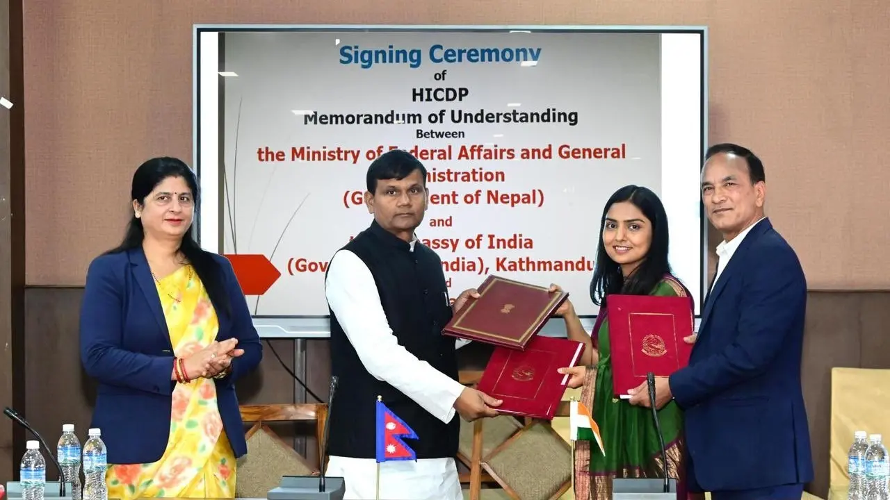 India And Nepal Sign MoU For Seven Development Projects Under Grant Assistance