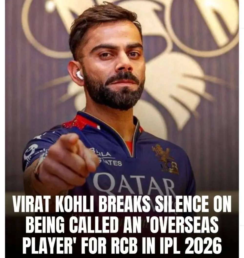 Virat Kohli Dismisses ‘Overseas Player’ Tag Amid IPL 2026 RCB Banter