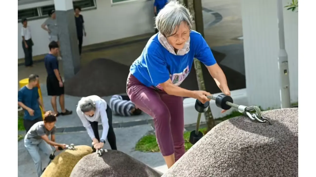 Older Adults In Singapore Turn To Parkour For Mobility And Independence