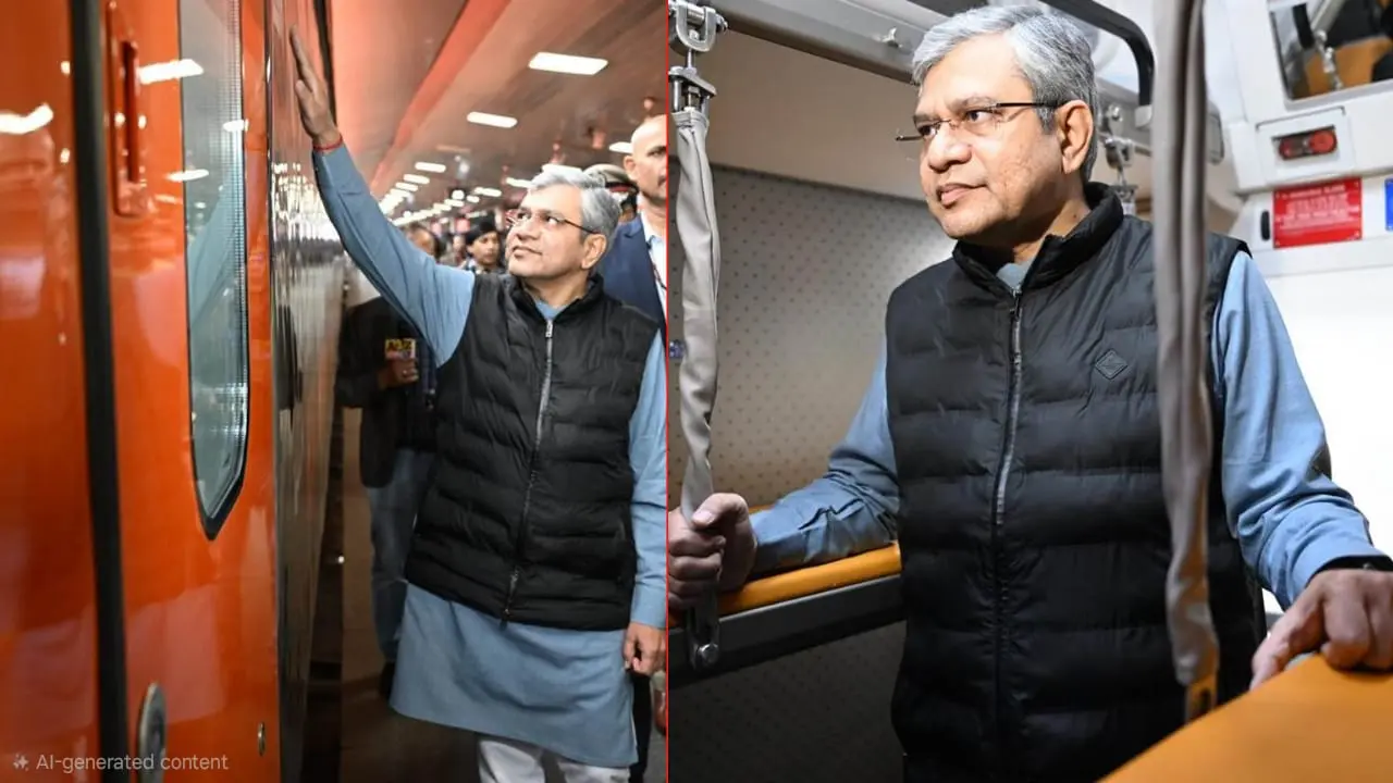 Comfort On Rails: Ashwini Vaishnaw Flags Off India’s Next-Gen Amrit Bharat Coaches