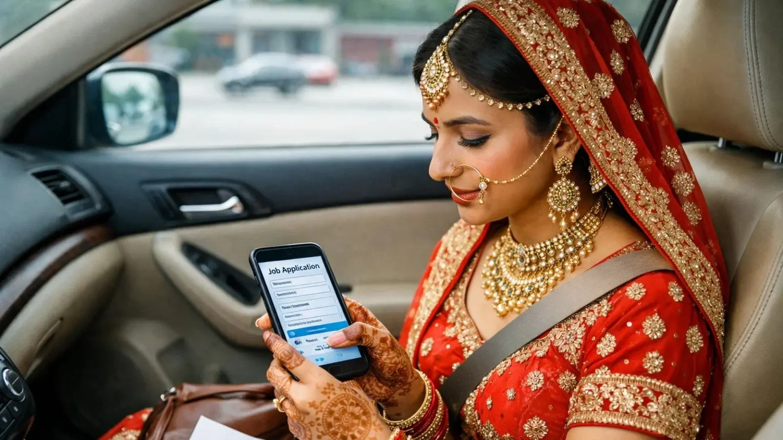Bride Hustles In Heels: Job Applications Filed Amid Wedding Festivities Go Viral