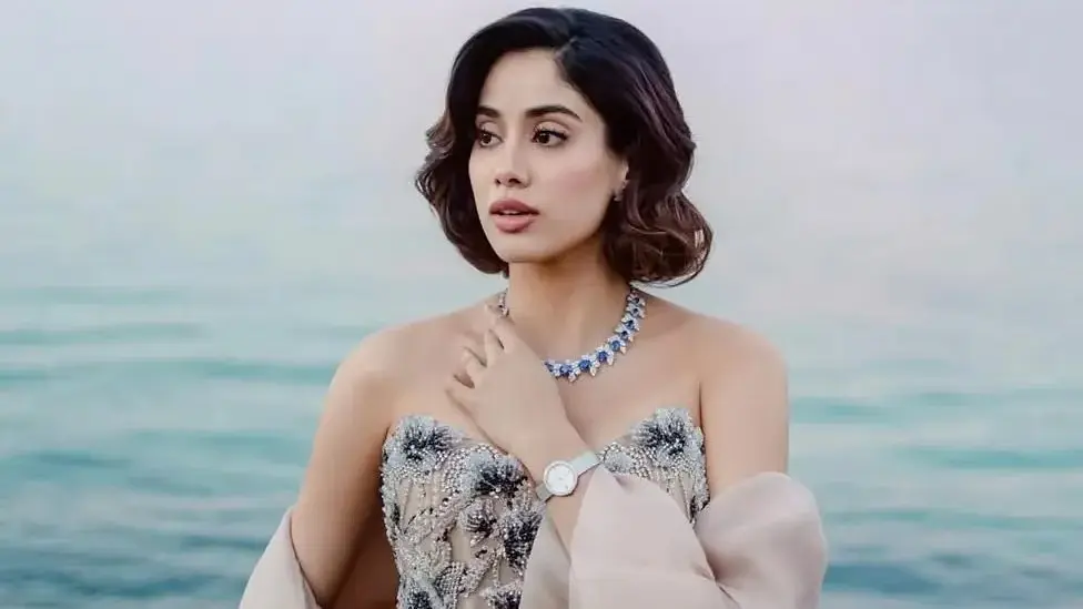 Janhvi Kapoor Dazzles In Bob Haircut And 3D Floral Gown At Switzerland Event