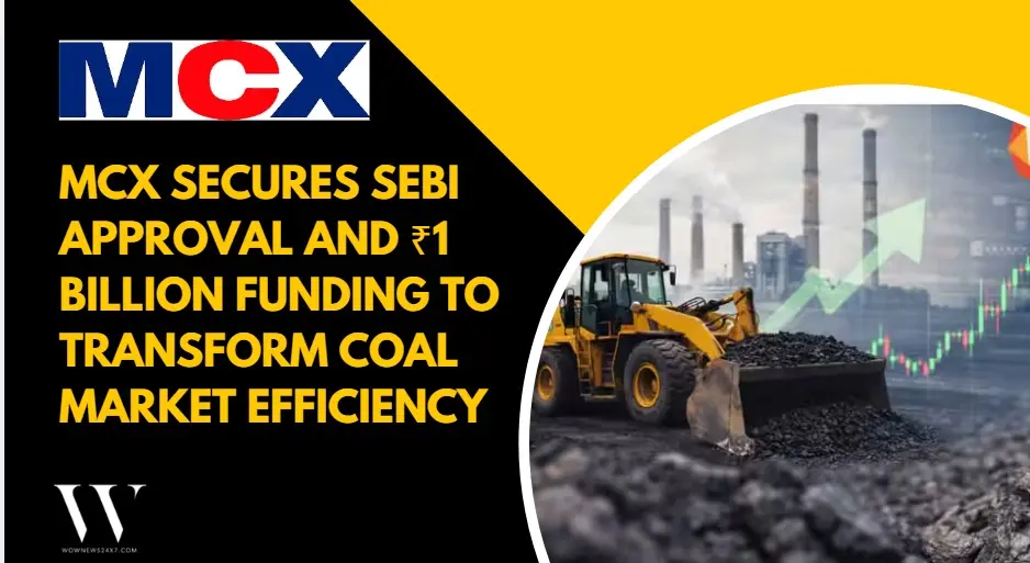 MCX Strengthens Commodity Market With ₹1 Billion Capital For Coal Exchange Subsidiary