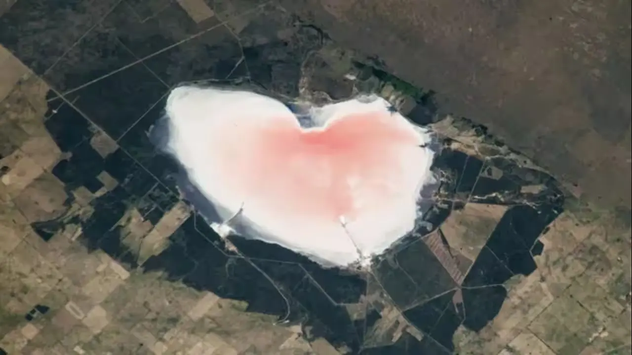 NASA Detects Gigantic Pink Heart Over Argentina From Space