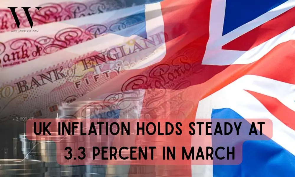 UK Inflation Holds Firm at 3.3% in March as Services Inflation Surges to 4.5% Year-on-Year