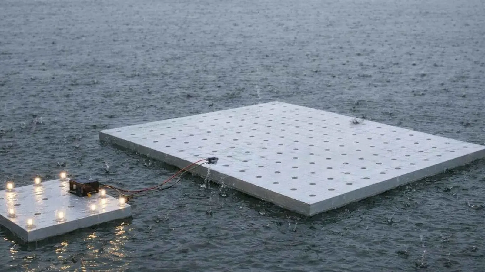 Chinese Scientists Convert Raindrop Impact Into Electricity With Floating Generator