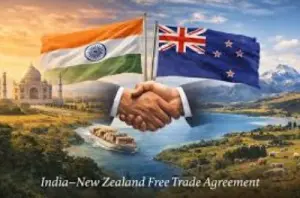 India And New Zealand To Formalize Free Trade Agreement On Monday