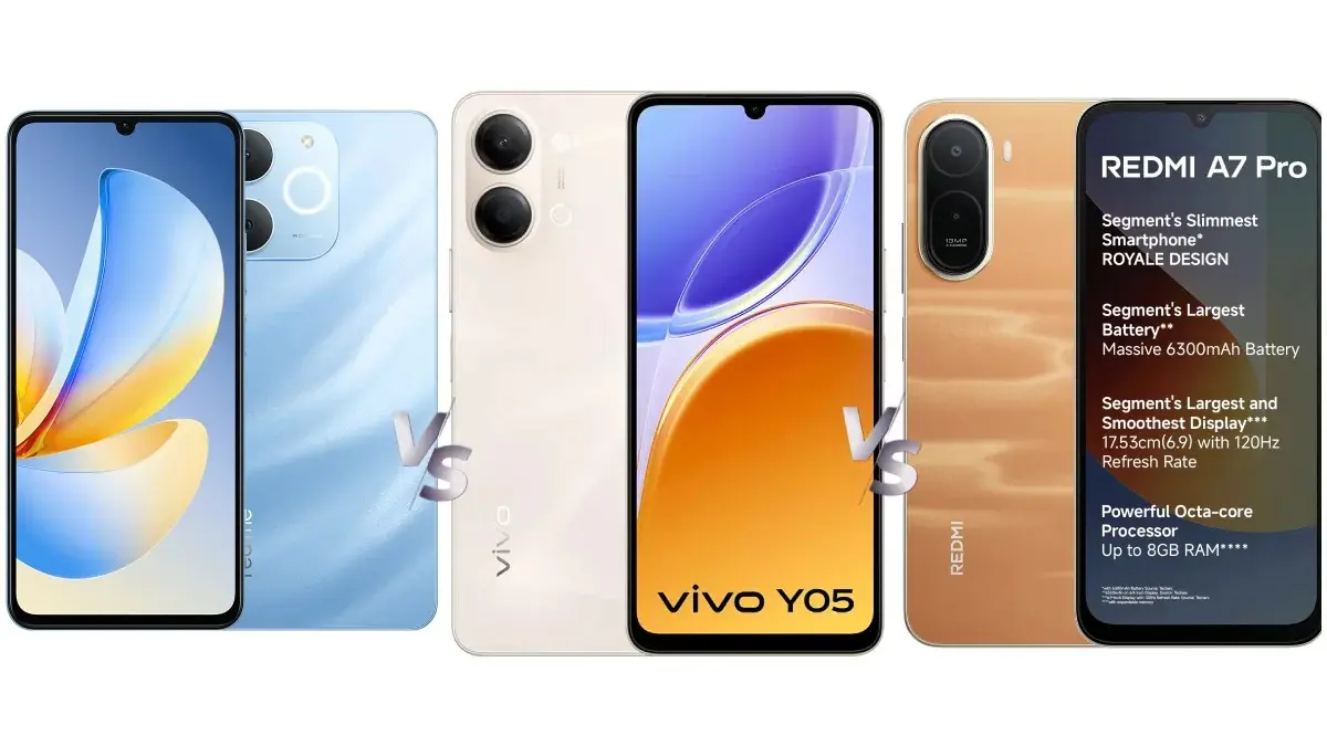 Redmi A7 Pro 4G Vs Vivo Y05 4G Vs Realme P4 Lite 4G: Budget Battle Breakdown