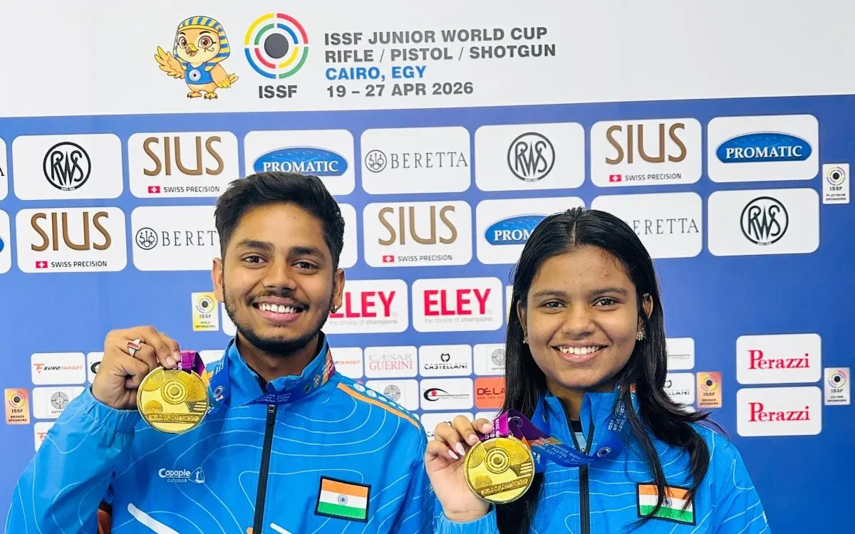 India’s Rising Champions Divyanshu And Shambhavi Create History With Junior World Record Gold