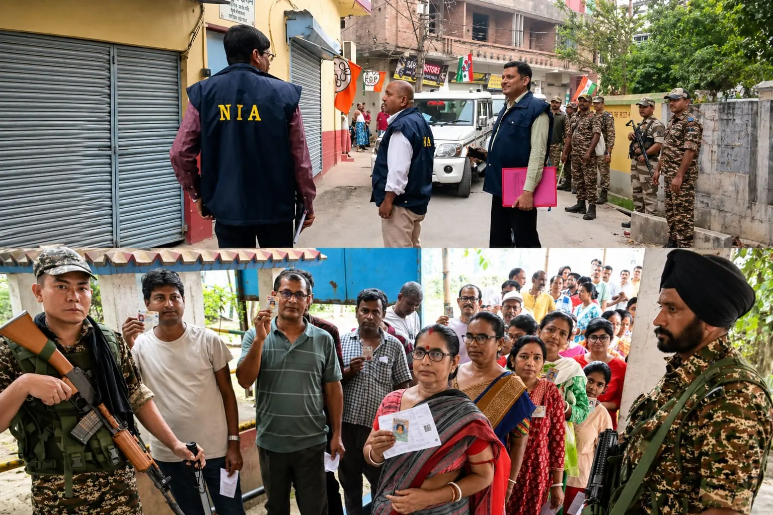 Calibrated Security Response In Bengal As NIA Steps In Ahead Of Voting Day