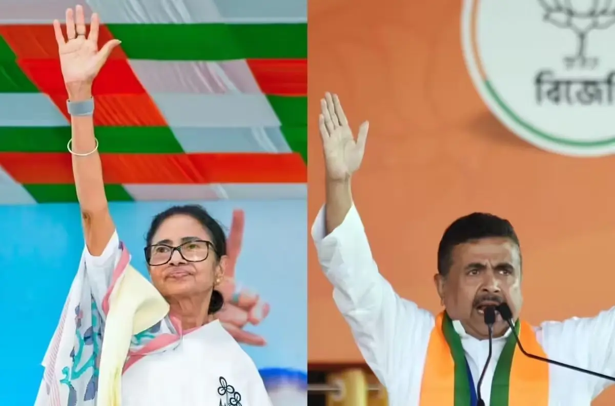 West Bengal Polls Phase Two: Mamata Banerjee Battles Suvendu Adhikari In Kolkata Showdown