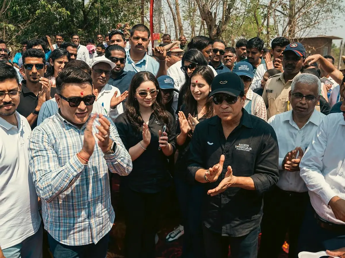 Sachin Tendulkar Inaugurates Climate Smart Village, Empowering 130 Families With Clean Power