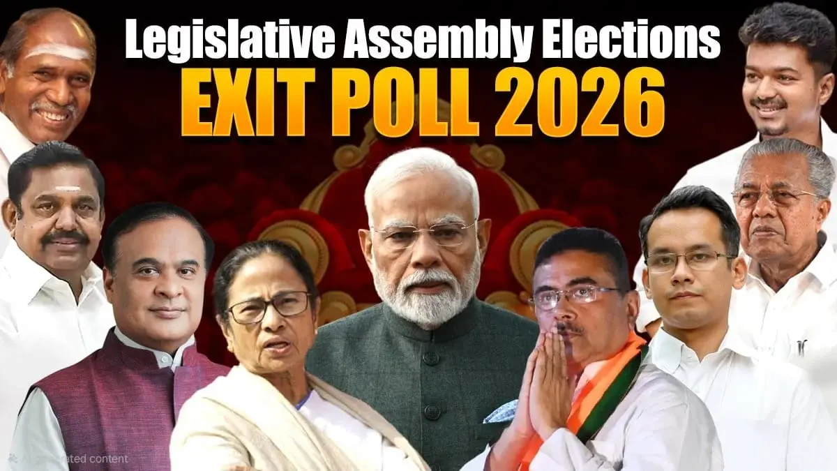 Exit Polls Ignite: BJP's Bengal Blitz & Assam Blitzkrieg; UDF Kerala Surge, DMK's Progressive TN Holdout!