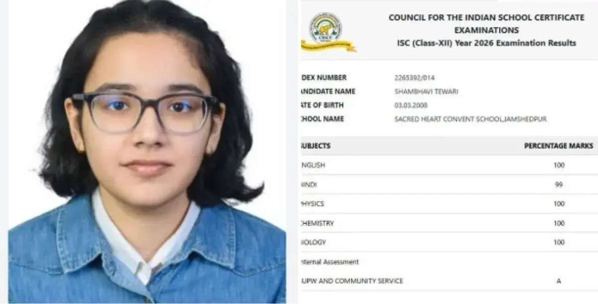 ISC 2026 Topper Shambhavi Tiwari Scores 100 Percent, Dreams Of Becoming Doctor