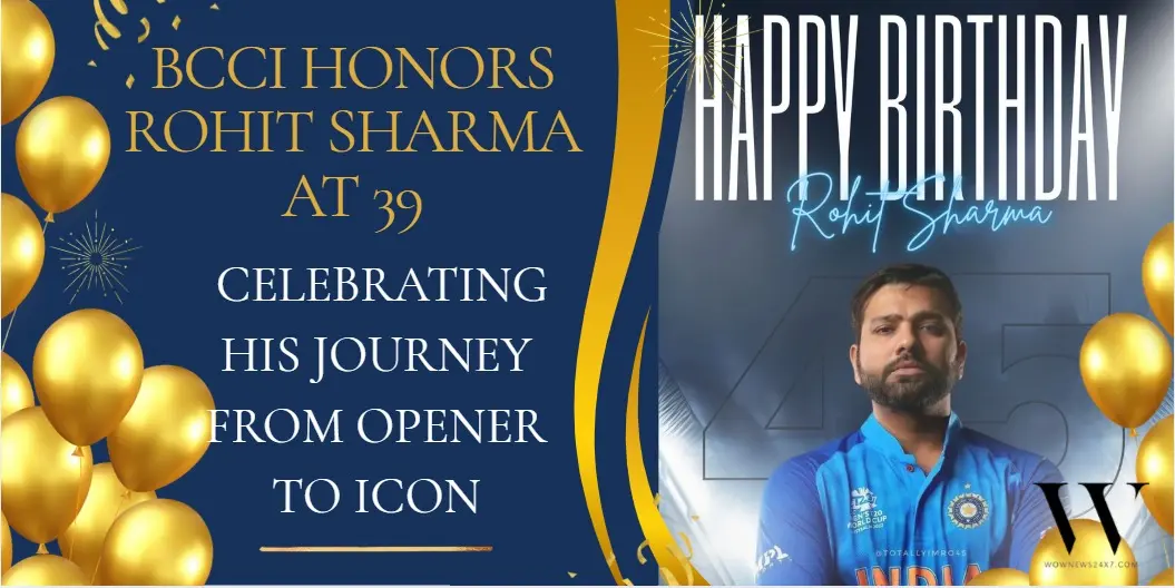 Rohit Sharma Turns 39: Cricketing World Pays Tribute To India’s ICC Trophy-Winning Captain