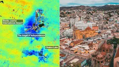 Mexico City Is Sinking So Fast NASA Can Track It From Space