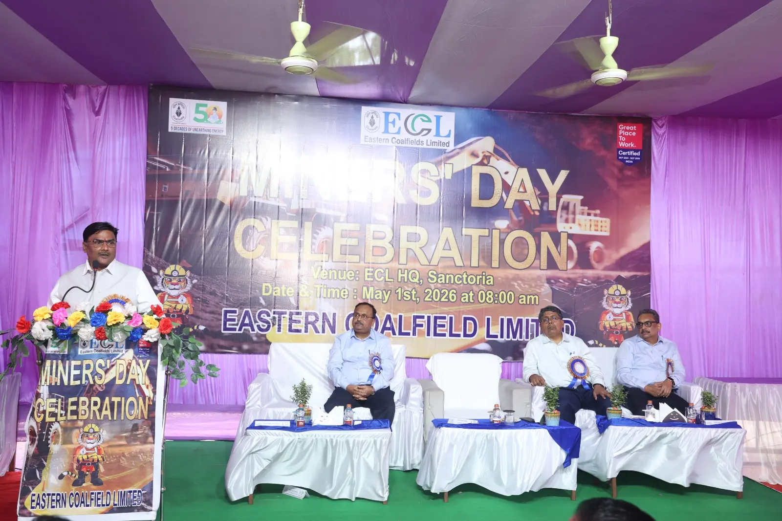 Eastern Coalfields Limited Celebrates Labour Day