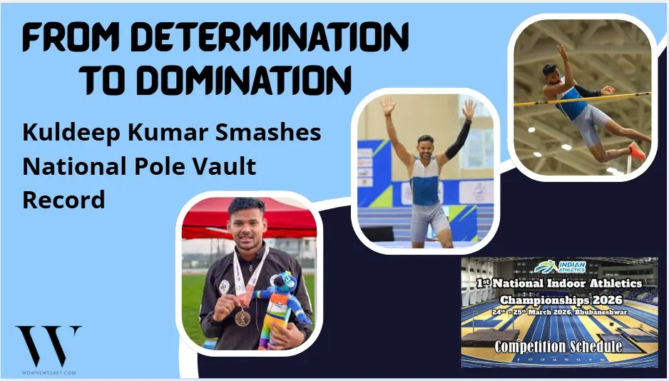 National Athletics Championships Witness Historic Leap As Kuldeep Kumar Breaks Barriers With 5.41m Clearance