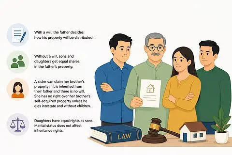 Equal Heirs, Equal Shares: Sons And Daughters’ Rights In Father’s Property Explained