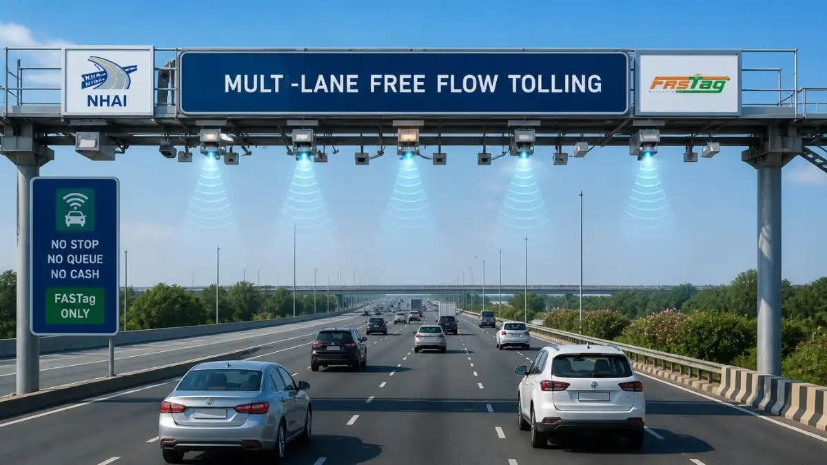 NHAI Launches India’s First Multi-Lane Free Flow Tolling System In Gujarat