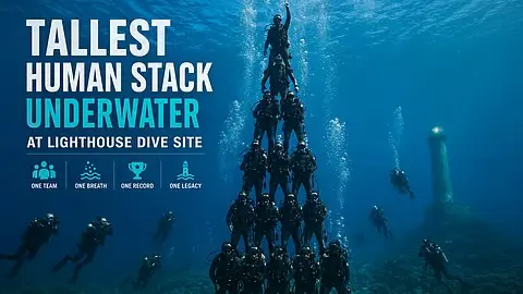 India Showcases Endurance And Teamwork With Historic 73-Foot Underwater Human Formation