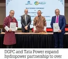Tata Power And Druk Green To Jointly Develop Solar And Hydropower Projects In Bhutan