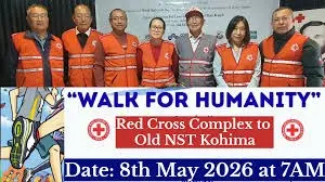 Red Cross Day In Kohima Celebrated With Symbolic Humanitarian March