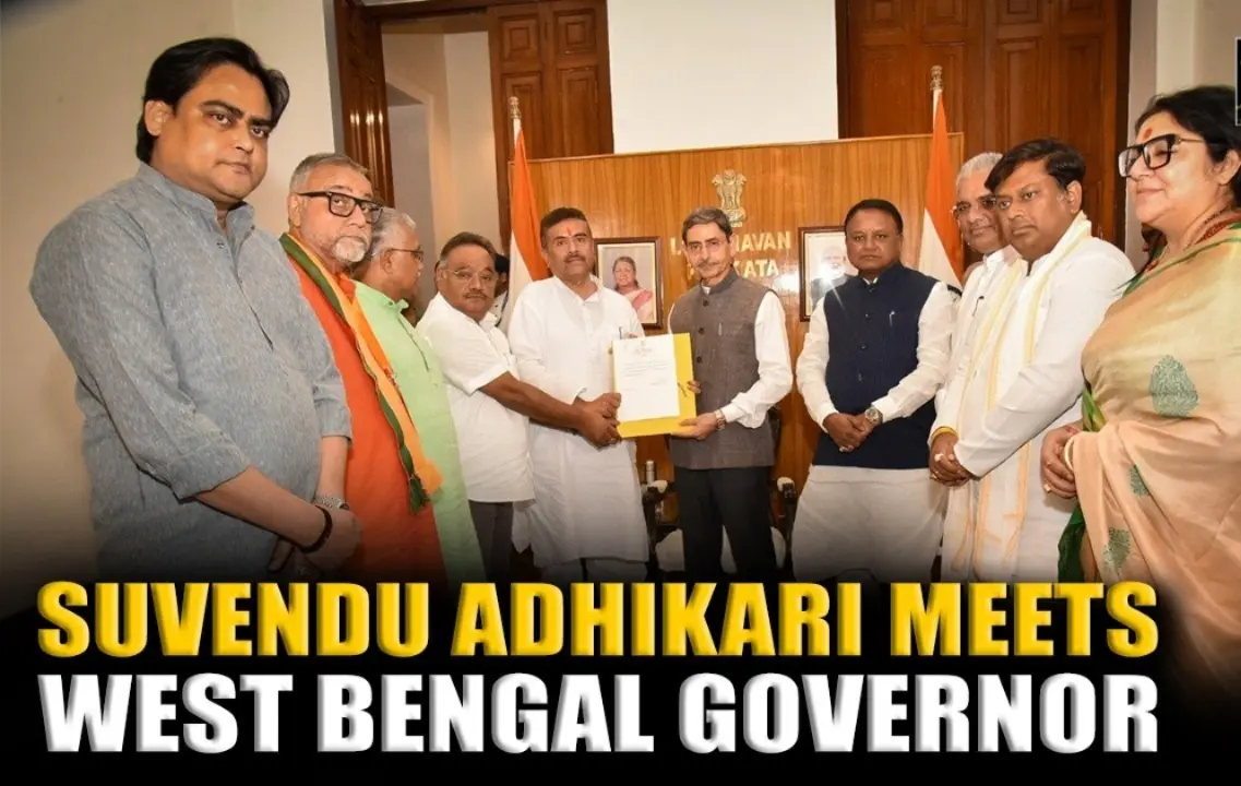 Suvendu Adhikari Meets Bengal Governor Amid Government Formation Talks