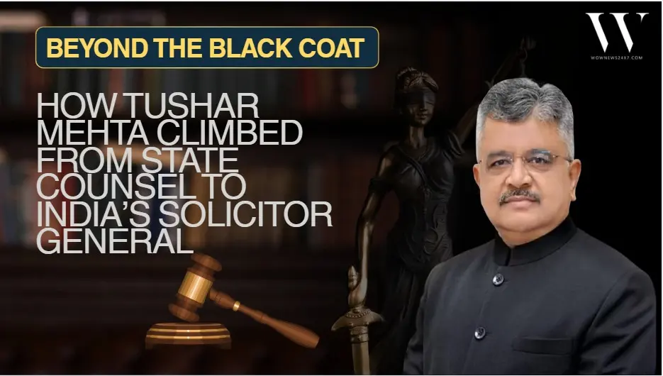 From Jamnagar’s By lanes To Delhi’s Bench: The Inside Story Of Tushar Mehta’s Ascent