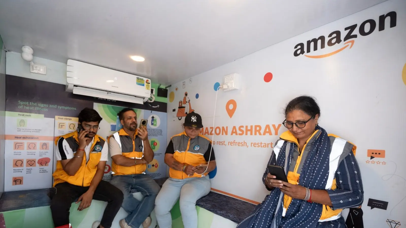 City Pit Stop For The Gig Economy: Amazon Unveils Ashray Resting Hubs
