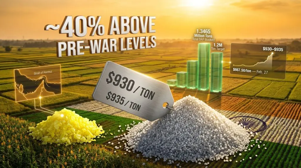 Phosphate Prices Spike: India Pays 40% Premium To Secure Fertilizer Supplies