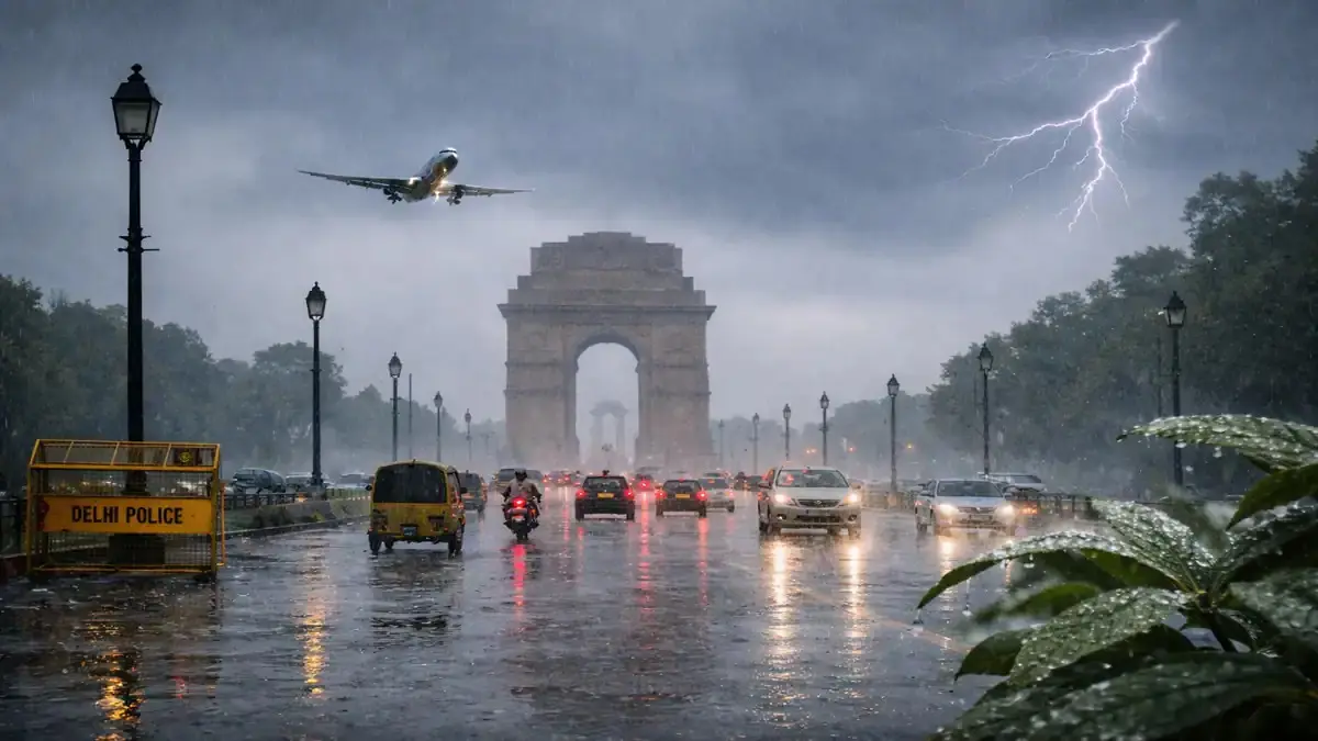 Storm In The Skies: Delhi Rain And Thunderstorm Throw Flight Schedules Off Course