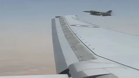 F-16 Salute In The Skies: UAE Fighters Escort PM Modi’s Aircraft