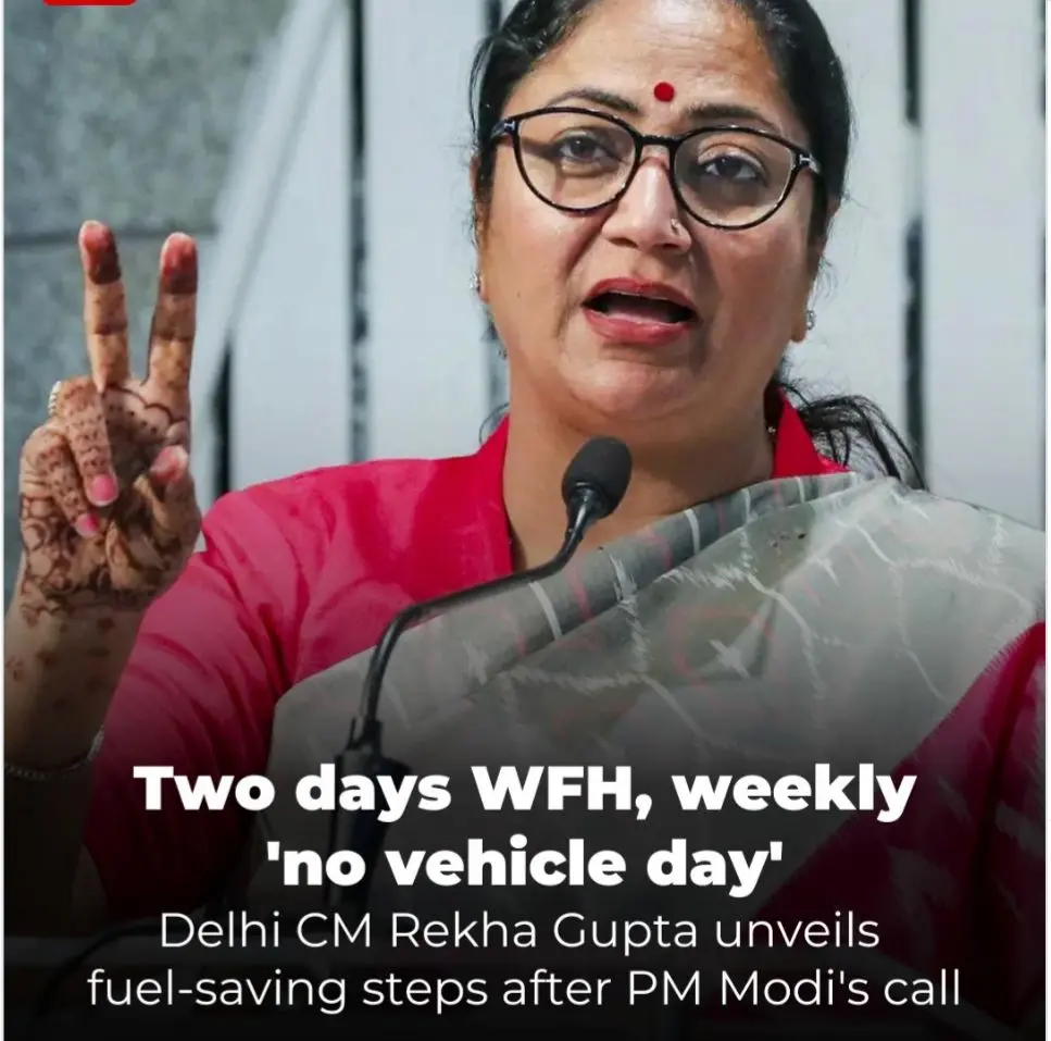 Delhi’s New Fuel Math: CM Rekha Gupta Hitches The Capital To PM Modi’s Austerity Drive