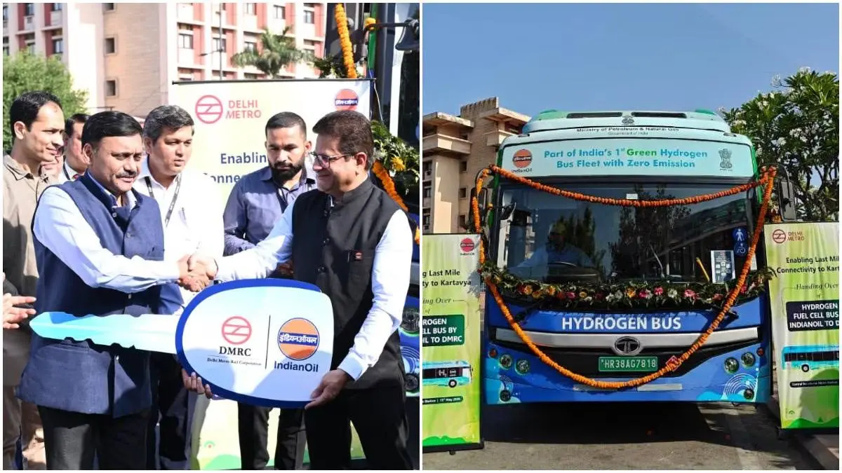Hydrogen On The Move How Delhi Metro’s New Green Shuttles Will Change Your Central Vista Commute