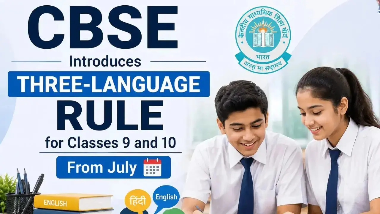 CBSE’s New Language Rule: Three Tongues, One Class 9