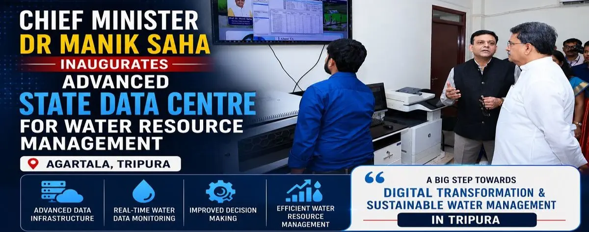 Tripura’s Water War Room Inside The New State Data Centre For Smarter Rivers And Floods