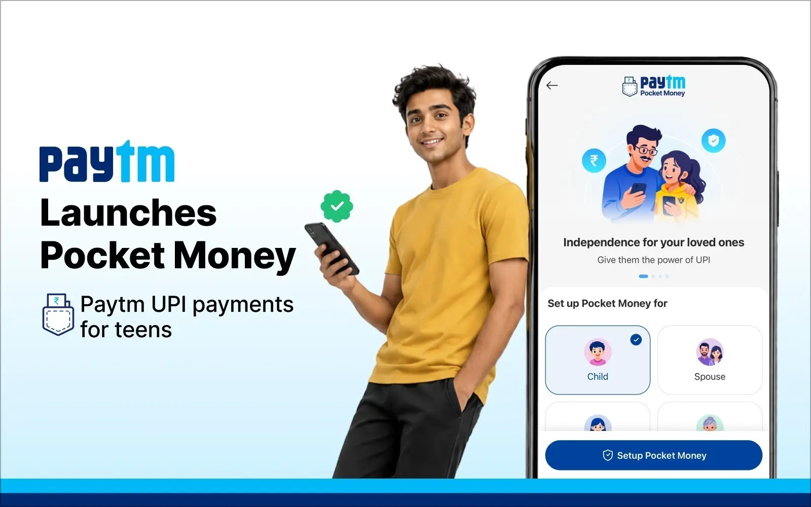 Pocket Money Goes UPI: Paytm Gives Teens A Bank Free Wallet With Parental Controls