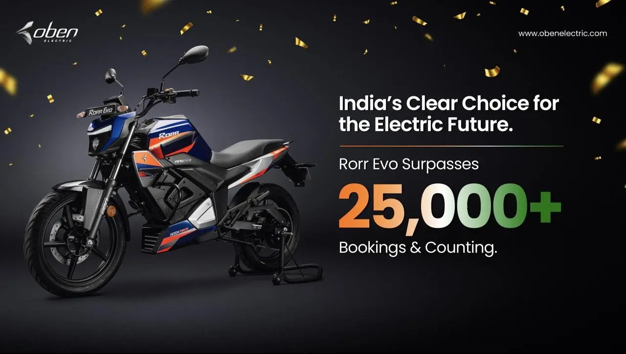 Oben Rorr Evo Smashes Records With 25,000 Bookings In 15 Days