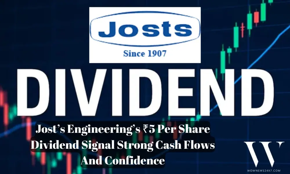 Jost’s Engineering Thanks Investors With Final And Special Dividend Cheque Of ₹5 Per Share