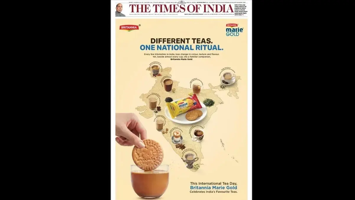 Britannia Marie Gold Puts India’s Tea-Time Map On The Front Page