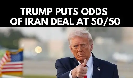 Trump Warns Of Renewed Strikes On Iran As Peace Deal Odds Remain Fifty-Fifty