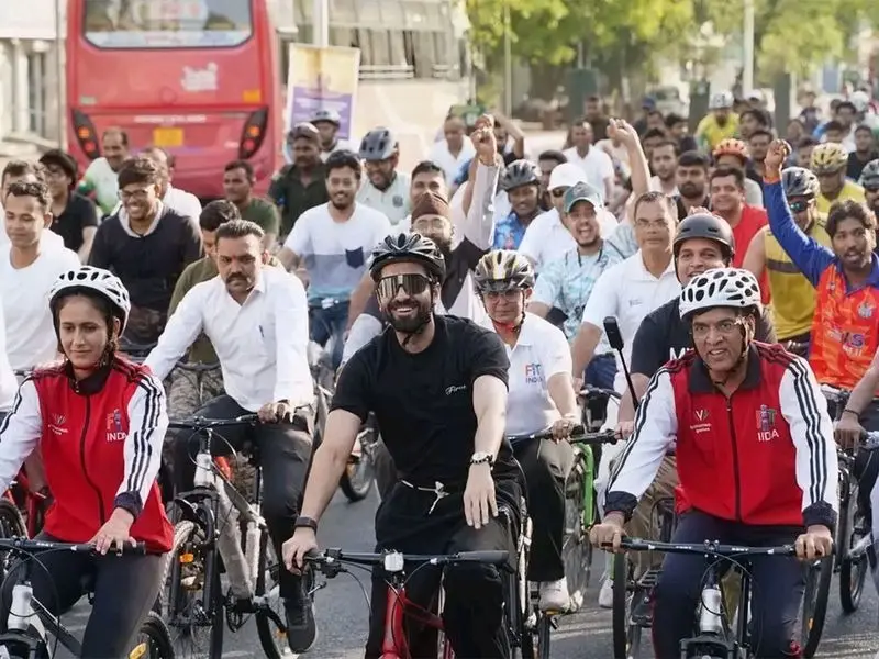 Ahmedabad Pedals Into Spotlight As CWG Day Meets Fit India On Cycles