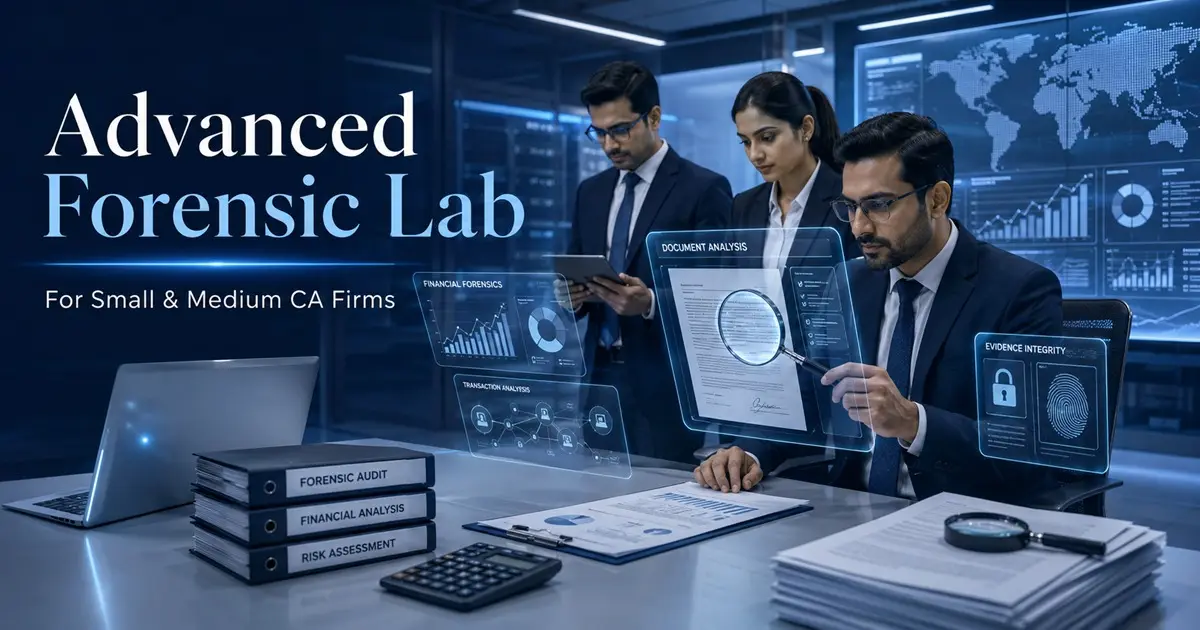 Audit Gets A Forensic Upgrade — ICAI’s Hyderabad Lab To Empower Small Firms